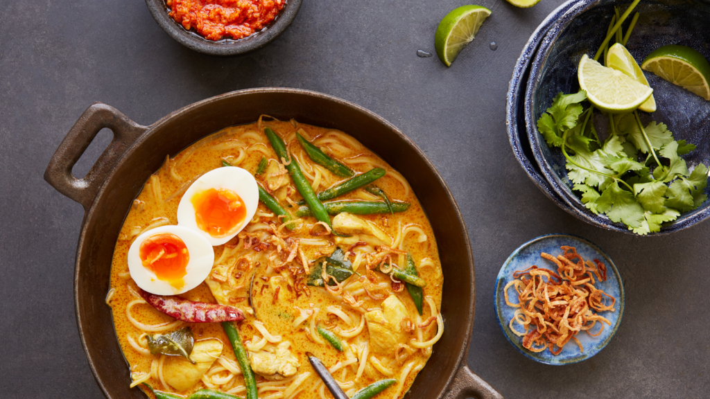 Chicken Laksa with Spicy Sambal   - The Spice Tailor UK